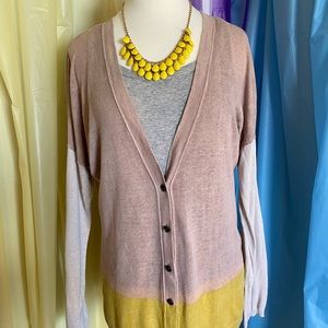 Color Block Cardigan